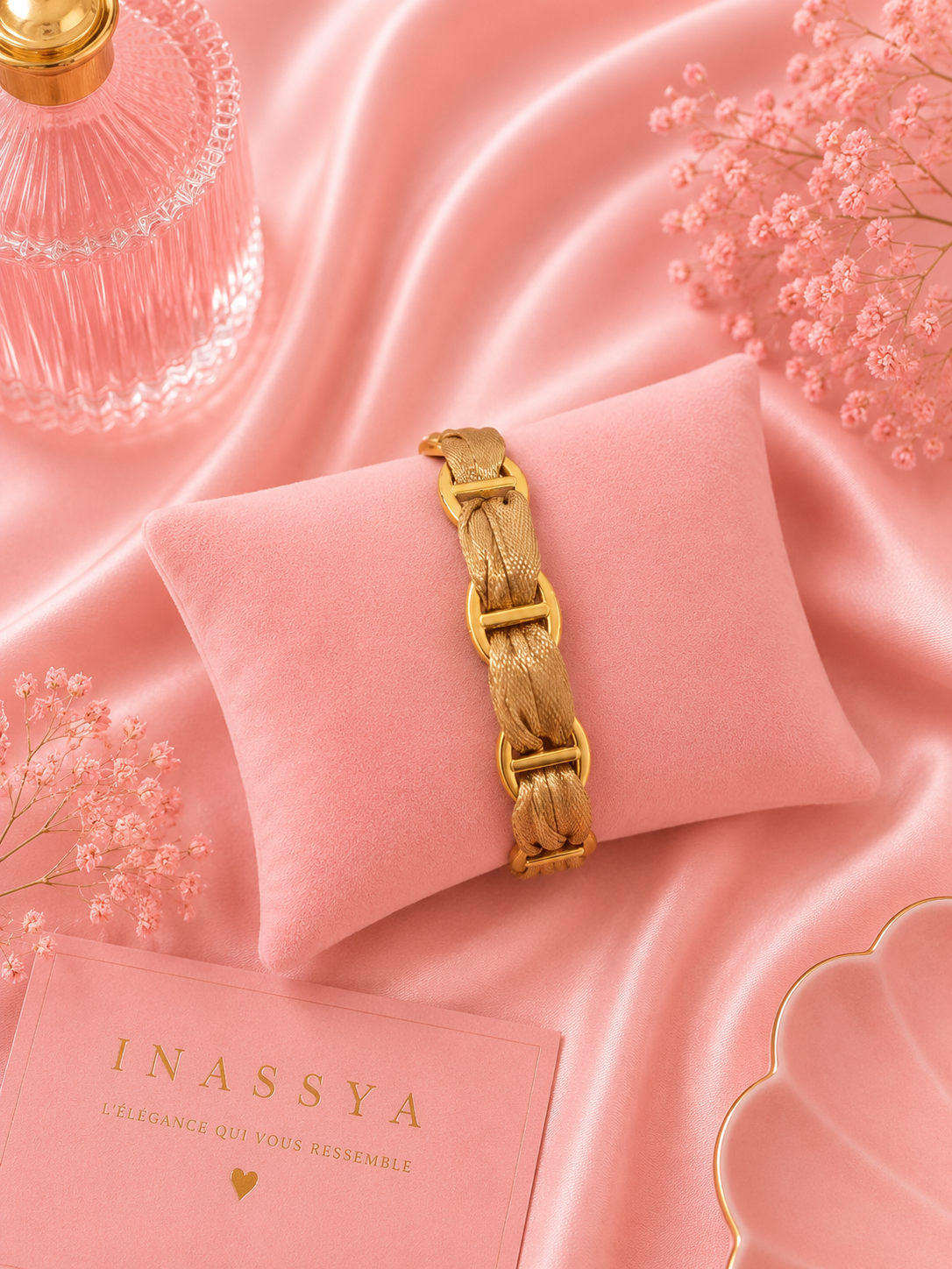 Jonc Bracelet NAÏLA - Acier inoxydable