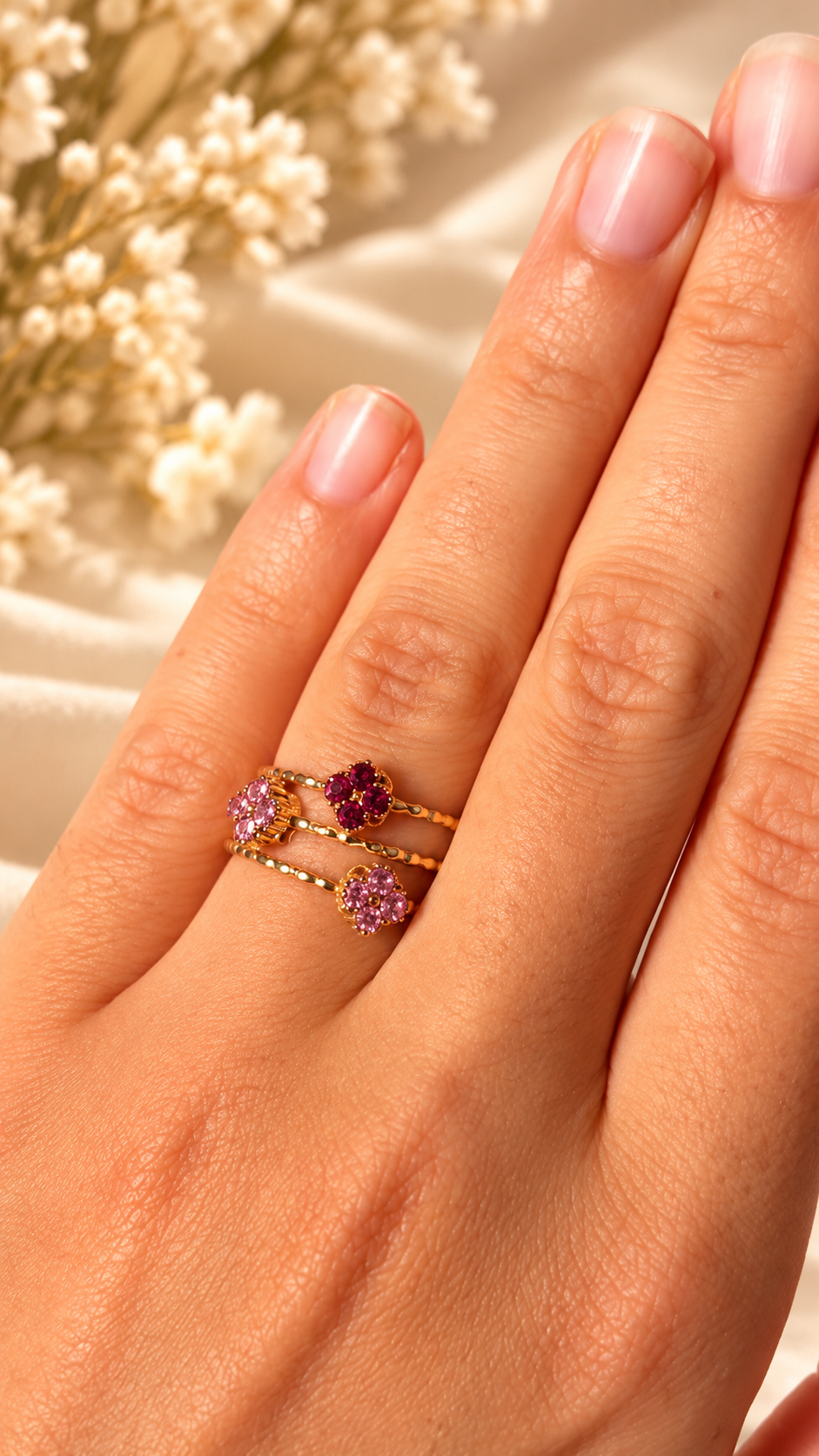 Bague Lila - Acier inoxydable