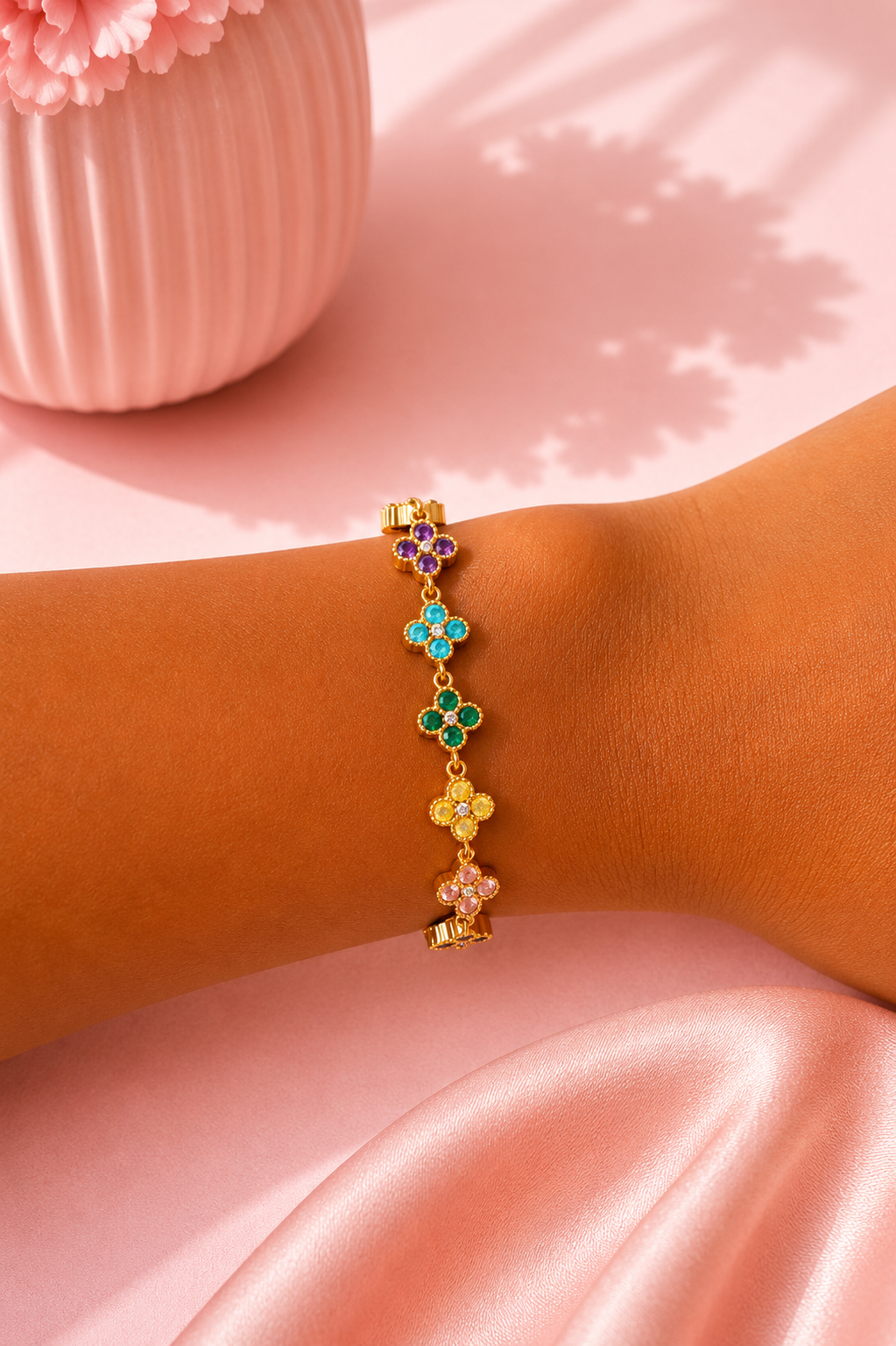 Bracelet Flora - Acier inoxydable