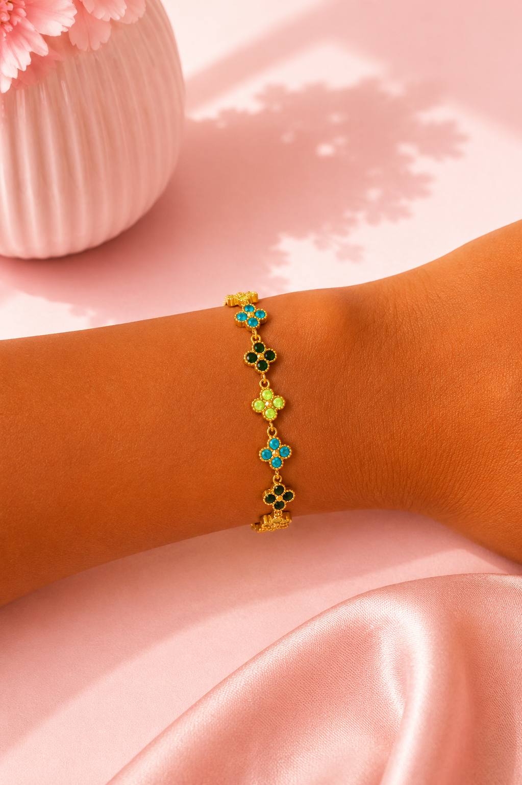 Bracelet Flora - Acier inoxydable