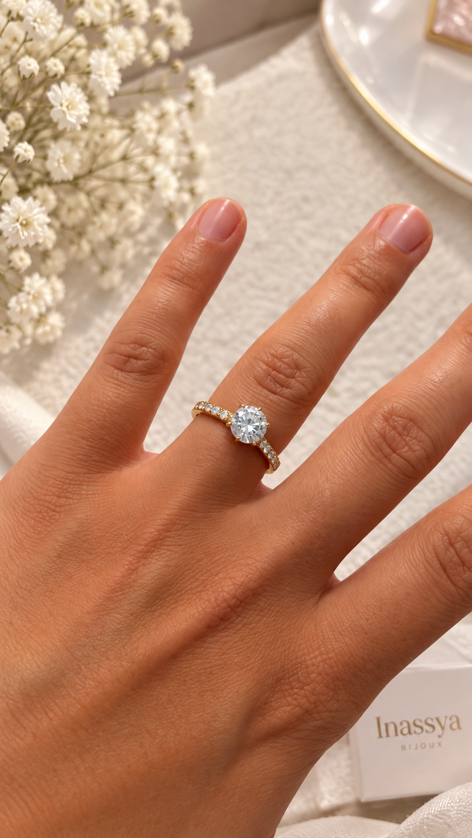 Bague solitaire Myriam