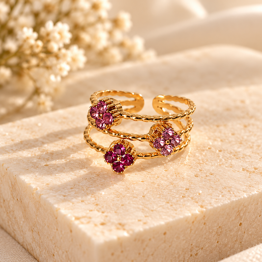 Bague Lila - Acier inoxydable