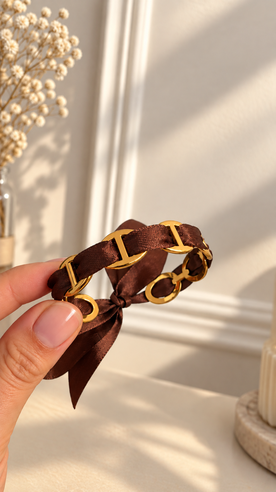 Jonc Bracelet NAÏLA - Acier inoxydable