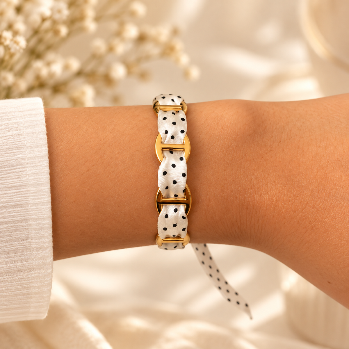 Jonc Bracelet NAÏLA - Acier inoxydable