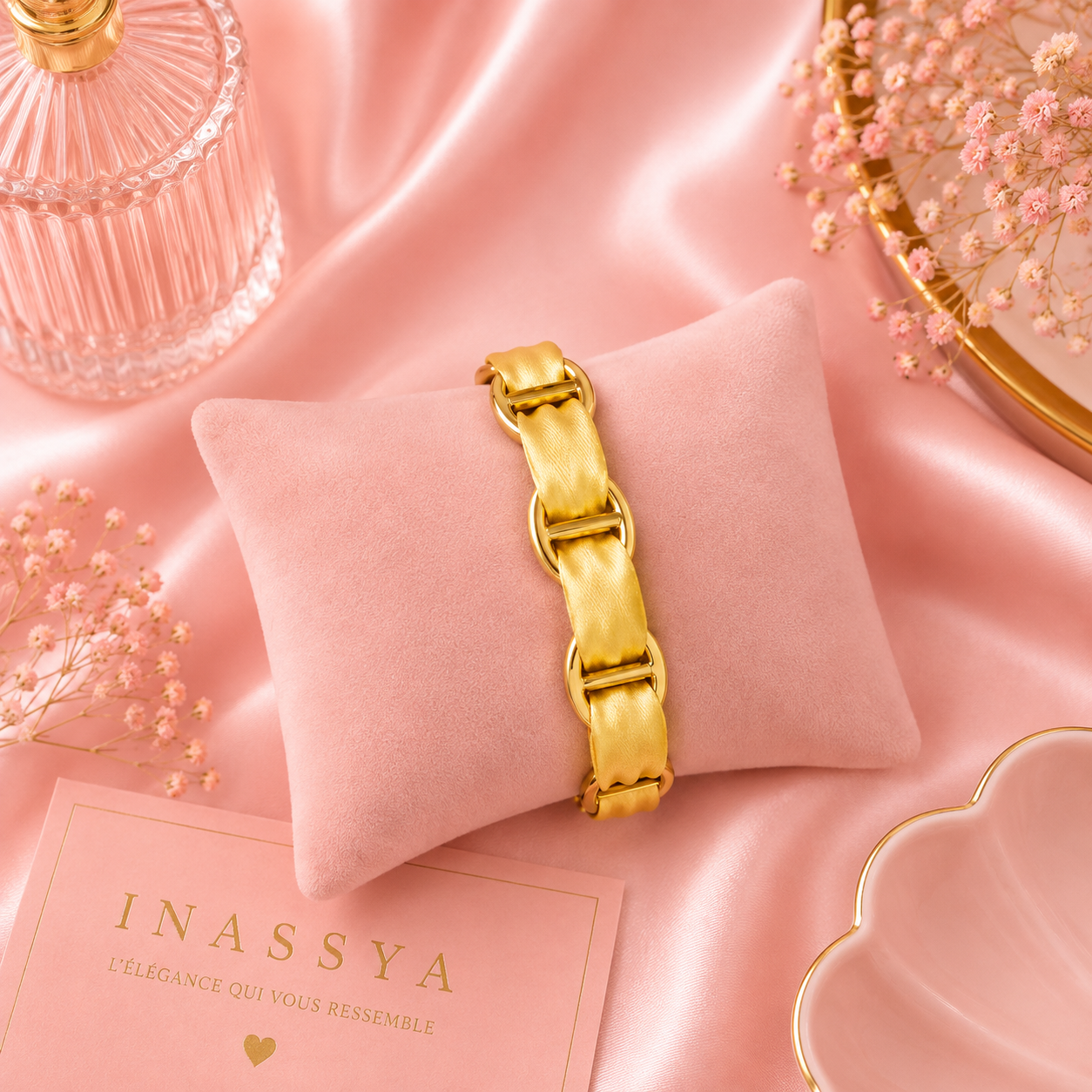 Jonc Bracelet NAÏLA - Acier inoxydable