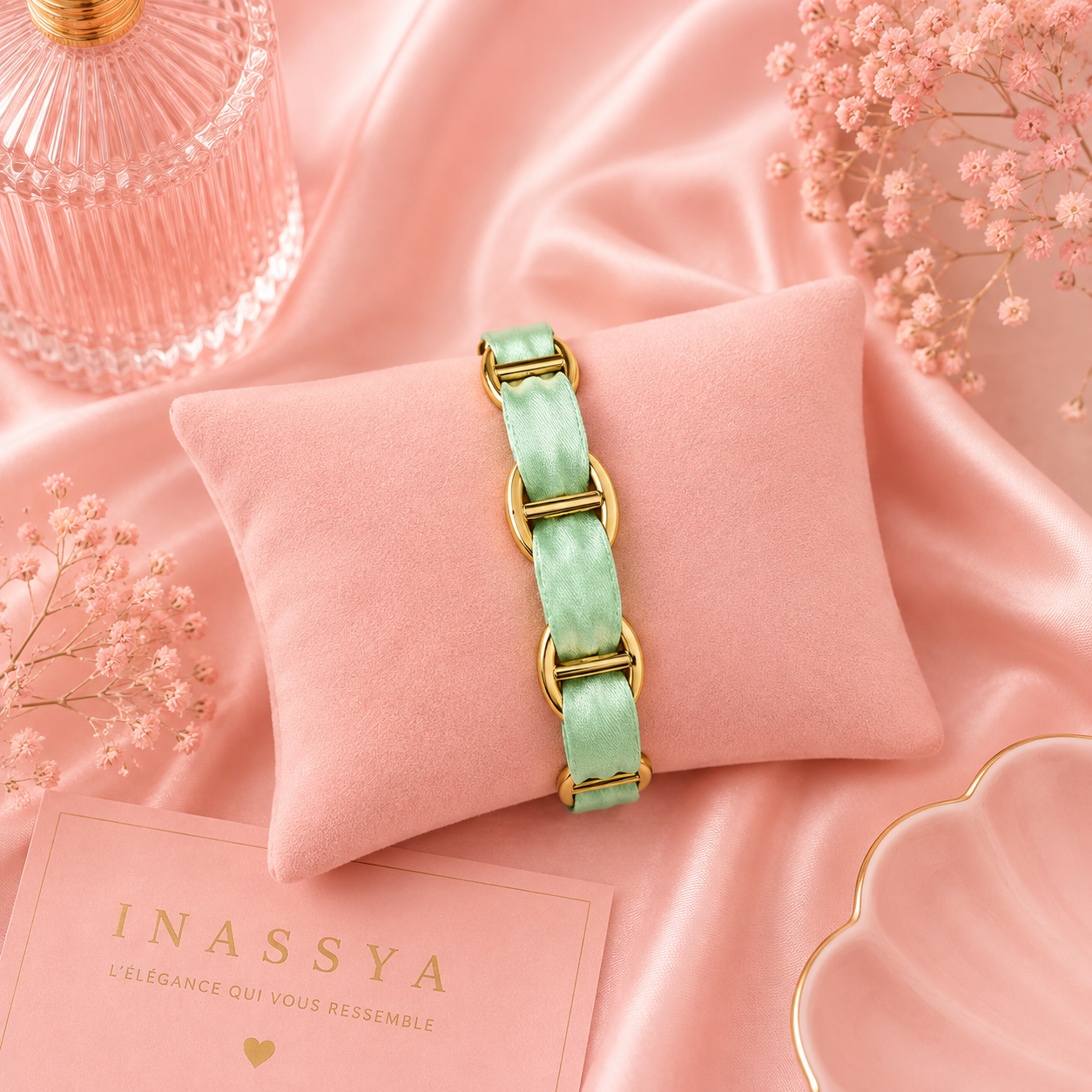 Jonc Bracelet NAÏLA - Acier inoxydable