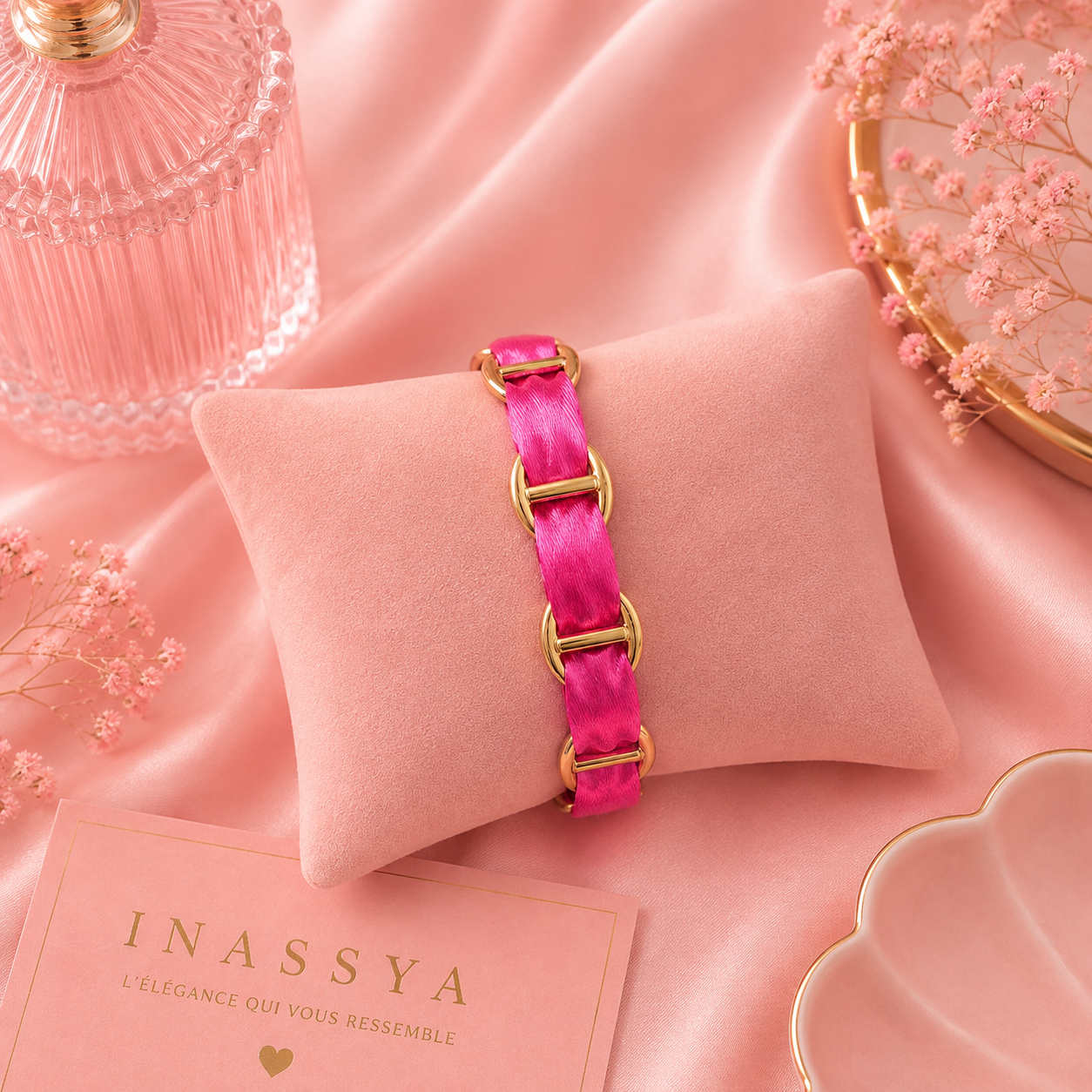 Jonc Bracelet NAÏLA - Acier inoxydable